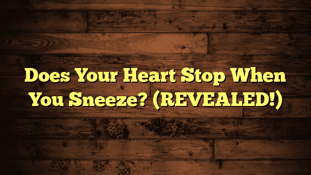 Does Your Heart Stop When You Sneeze? (REVEALED!)