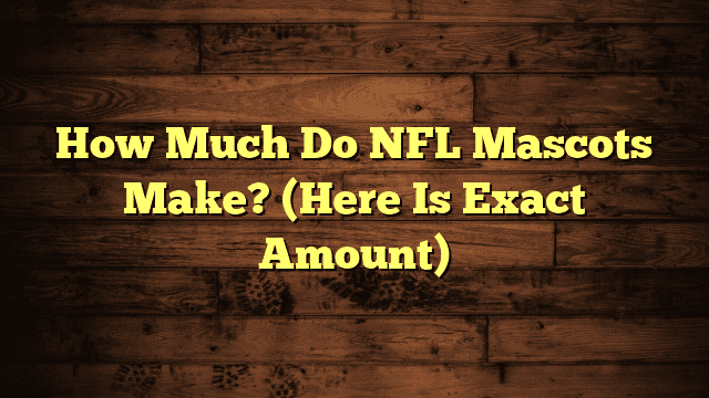 How Much Do NFL Mascots Make? (Here Is Exact Amount)