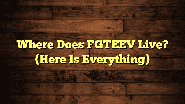 Where Does FGTEEV Live? (Here Is Everything)